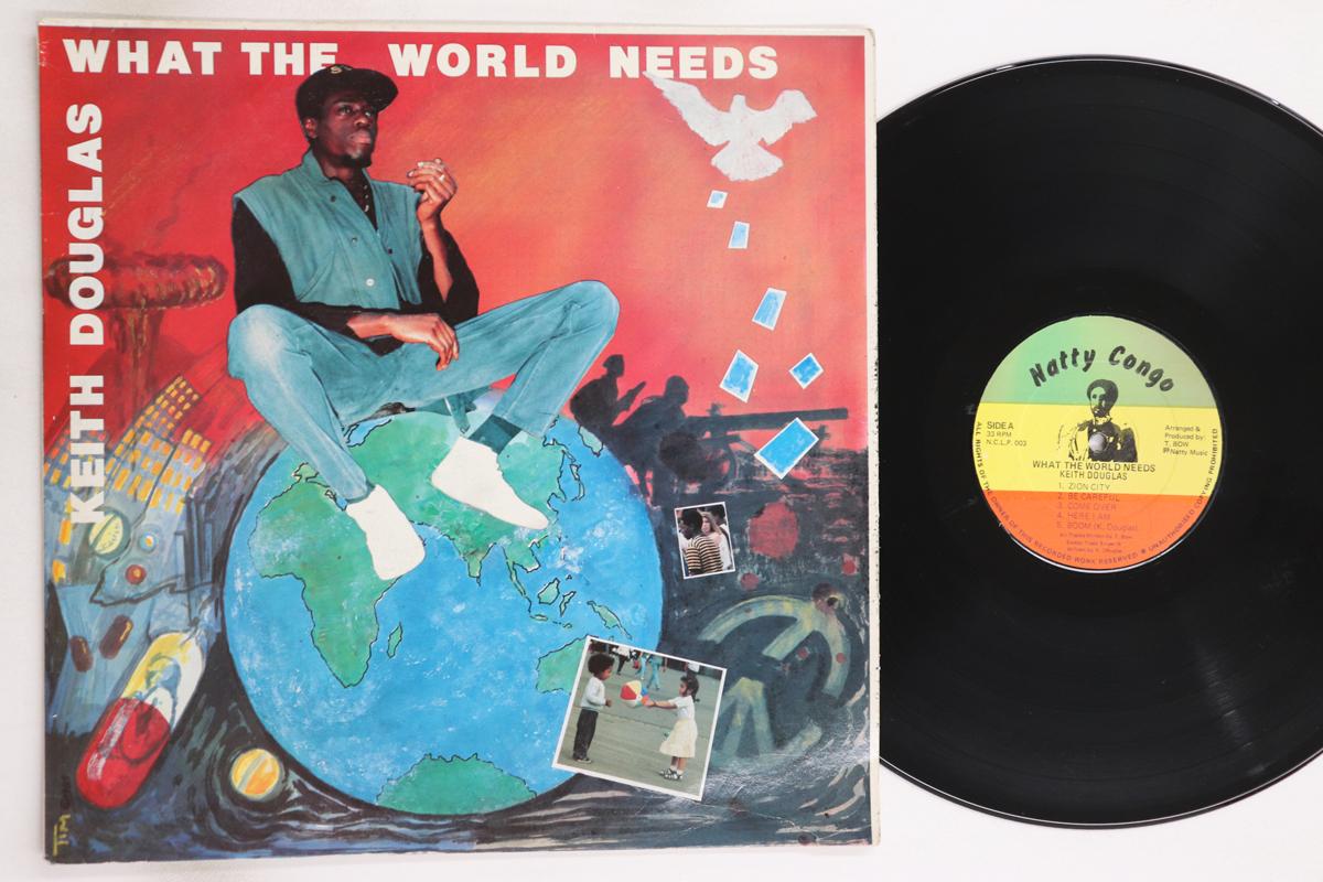 

LP Record KEITH DOUGLAS - What The World Needs NCLP003 NATTY CONGO 1985 UK Reggae, Ska & Dub Used