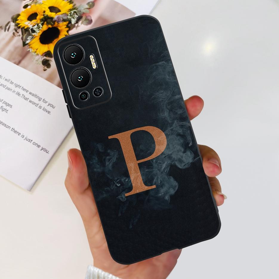 For Infinix Hot 12 Case X6817 X6817B New Letters Cover Soft TPU Phone Case For Infinix Hot 12 Play 12i Hot12 Pro Back Cover Bags