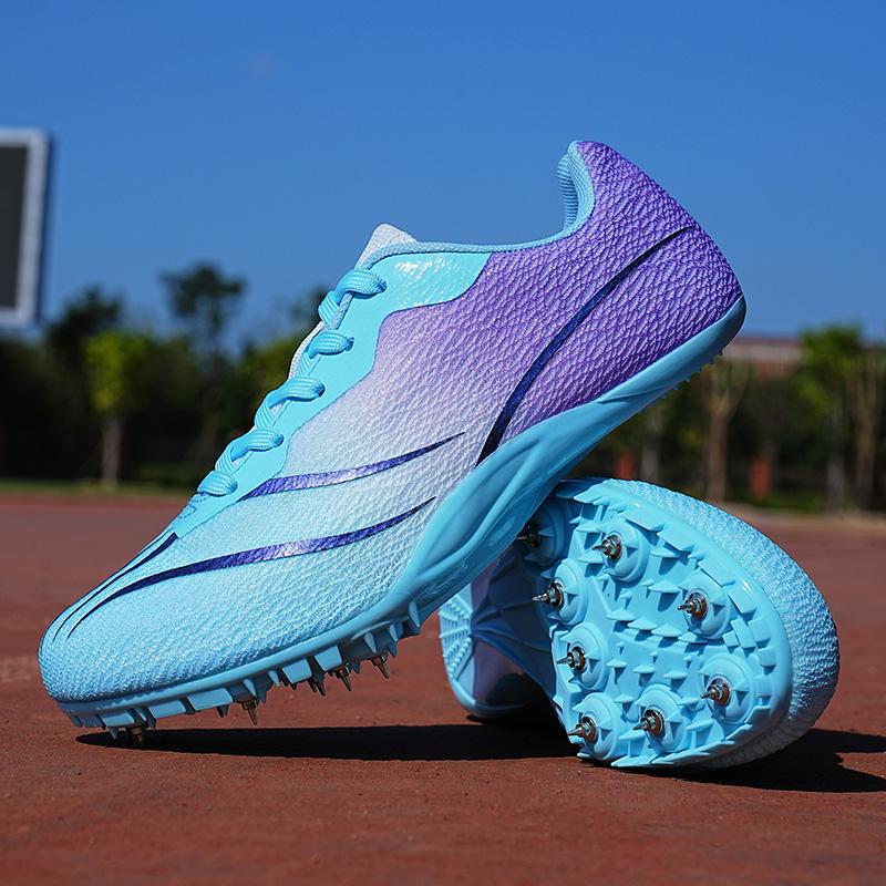 

Мужская обувь для легкой атлетики, женские кроссовки с шипами, для бега, тренировок, легкие, для гонок, спортивные кроссовки с шипами, размер плюс 35-45 38