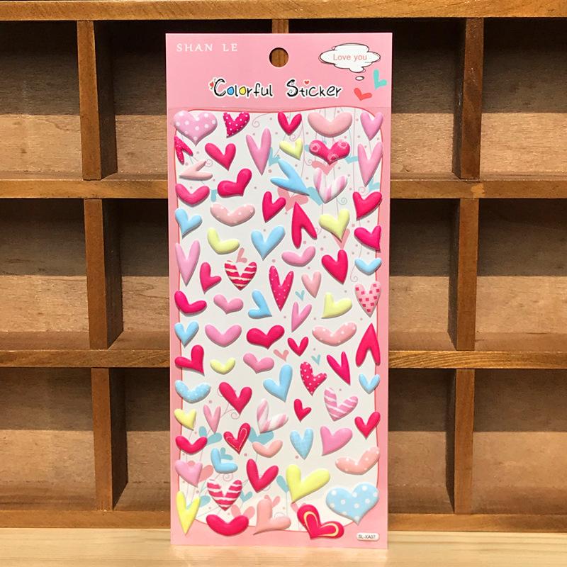 Self Adhesive 3D Mini Animal Stickers Set Kawaii Cat Panda Penguin Dog for Children Reward Craft Sticker Album Decor