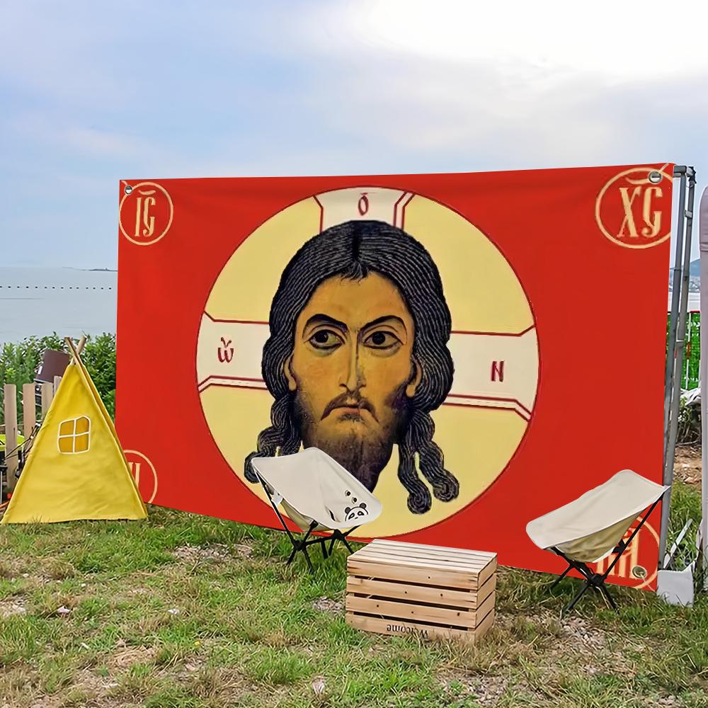 Jesus Christ Religion Faith Face flag College Bedroom Living Room Home Dorm Decor Funny Tapestry Garage Bar Wall Club Banner