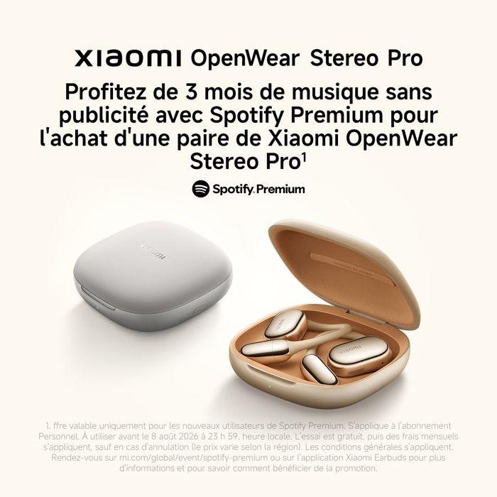 ÉCOUTEUR - Xiaomi OpenWear Stereo Pro Sable