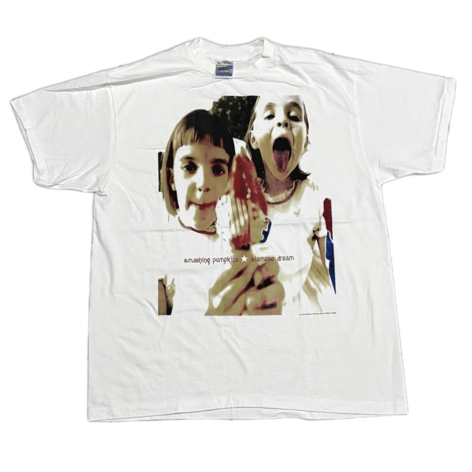Vintage Smashing Pumpkins Siamese Dream 90s Band 1993 Tour XL T-Shirt REPRINT XL