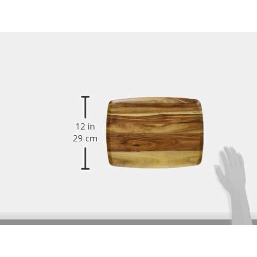 Sato Metal Industry SALUS Cutting Board, Acacia, Large, Wooden