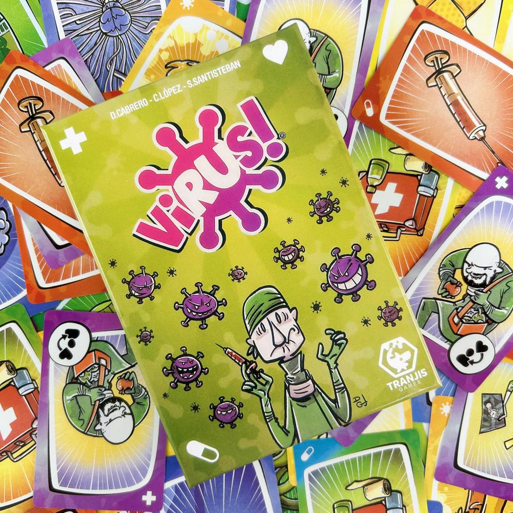 Virus 1 2 3 Board Game The Contagiously Fun Card Game English Version Party Game for Fun Family Game