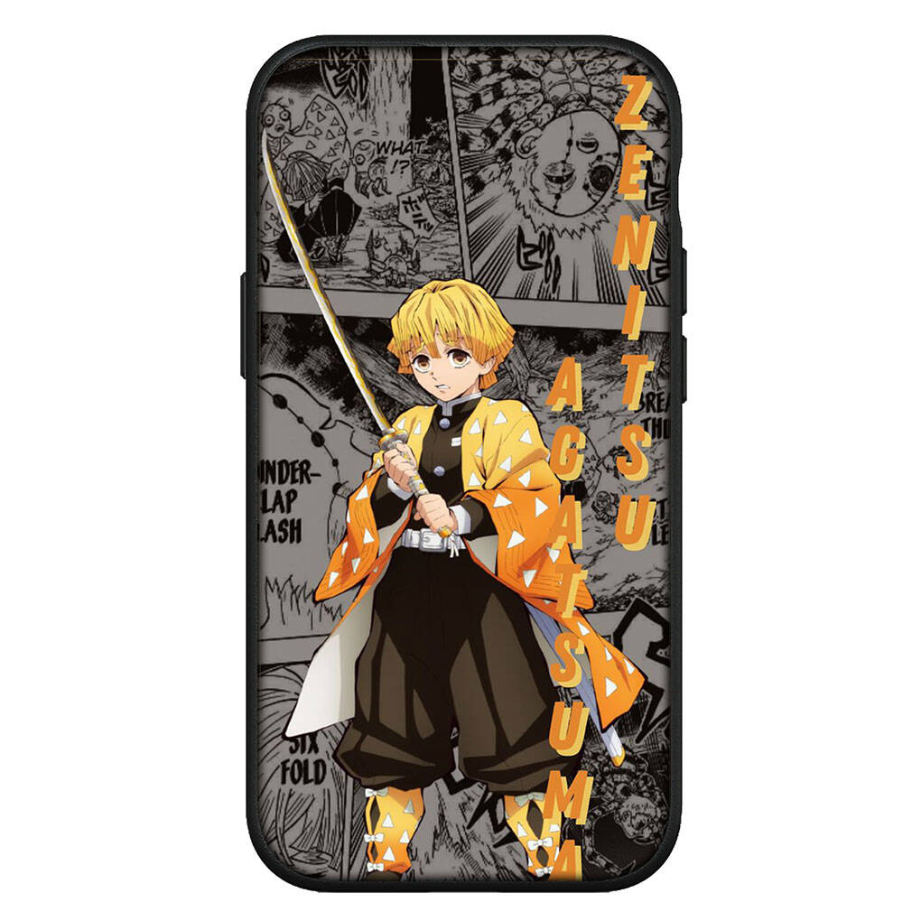 for Motorola Moto Edge 70 60 50 G54 G86 Samsung Galaxy S25 iPhone 17 16 15 Redmi Note 14 13 Pro Max Phone Case Demon Slayer Agatsuma Zenitsu Tanjirou