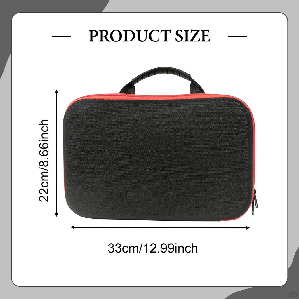 Electric Drill Carry Case Carrying EVA Accessories with Inner Mesh Pocket Tool Box for