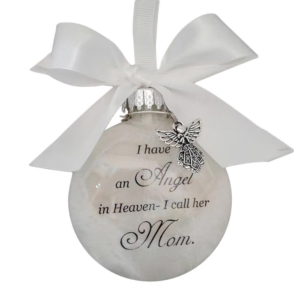 Christmas Hanging Decoration Ball Pendants Angels In Heaven Decor Memorial Ornament Christmas Tree Hanging Ornament