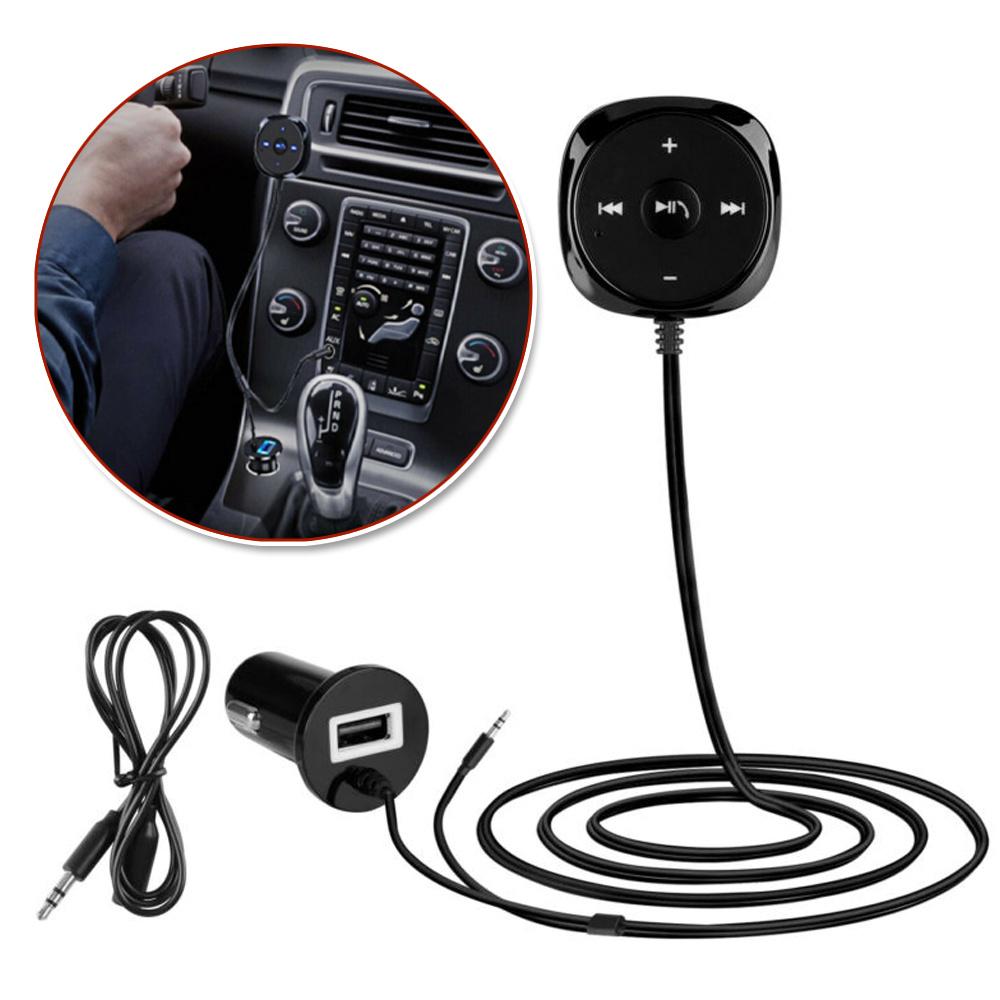 Bluetooth FM Transmitter Wireless Car Receiver AUX Kit MP3 Audio Player Hands Free Speaker Adapter