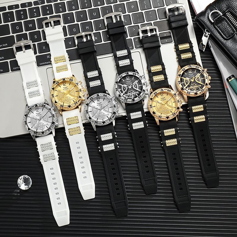 Surprise blind box new style temperament silicone strap quartz non-mechanical men's watch random style