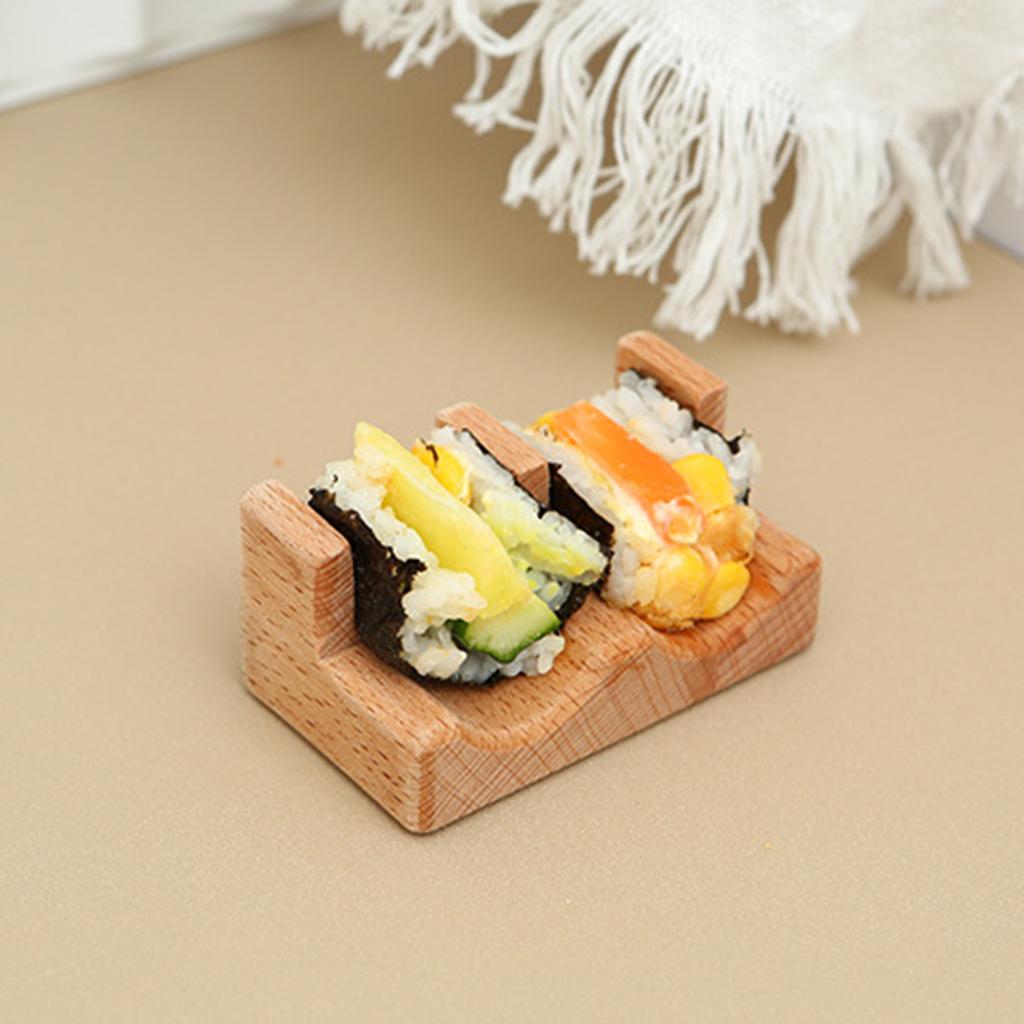 1/2/3/4/5 Fächer Holz Japanisches Sushi-Regal Snack-Lebensmittelhalter Sushi-Boot Serviertablett U-förmiger Lebensmittelbehälter für Restaurant