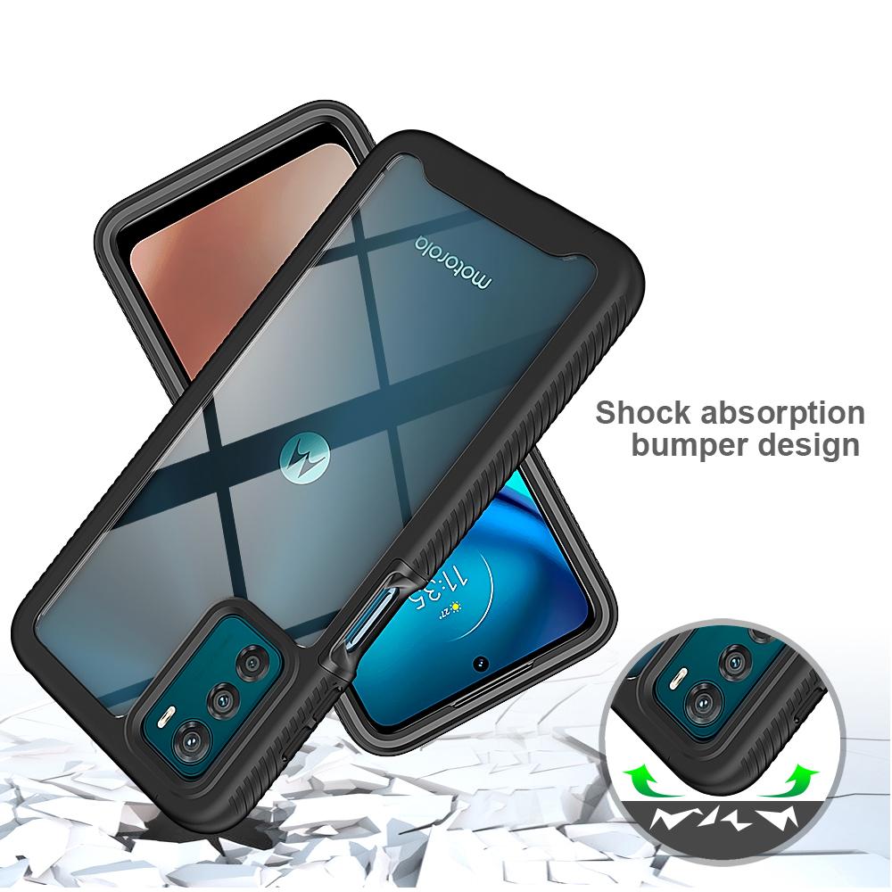 Crystal Cover TPU/PC Sky Case for Motorola Moto G42 4G G32 Funda With PET Screen Protector 360 Degree Full Coverage Shockproof