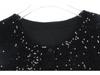 French S-Style Sequin Knit Cardigan & Midi Skirt Set – Autumn/Winter Collection