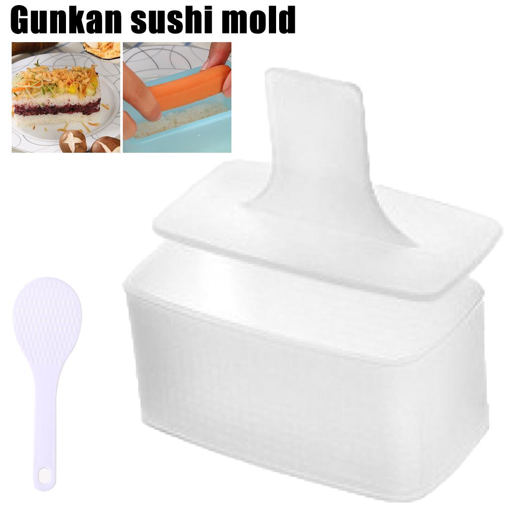 Warship Sushi Mold DIY Rectangular Rice Ball Mold Food Reusable Material Cooking Grade Kitchen V0Q8