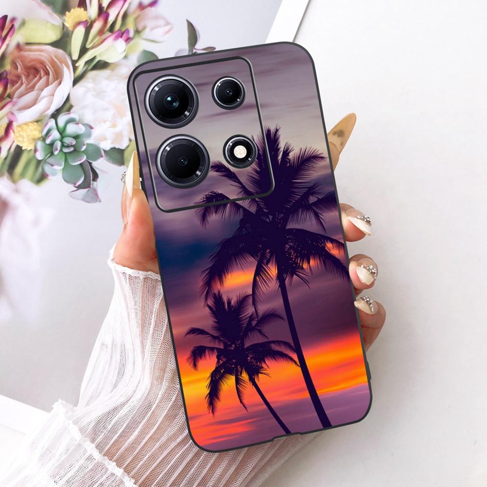 For Infinix Note 30 30Pro X678B X6716B X6711 Cool Dragon Tiger Phone Case Note 30 Pro Note30 4G 5G Black Silicone Soft Cases