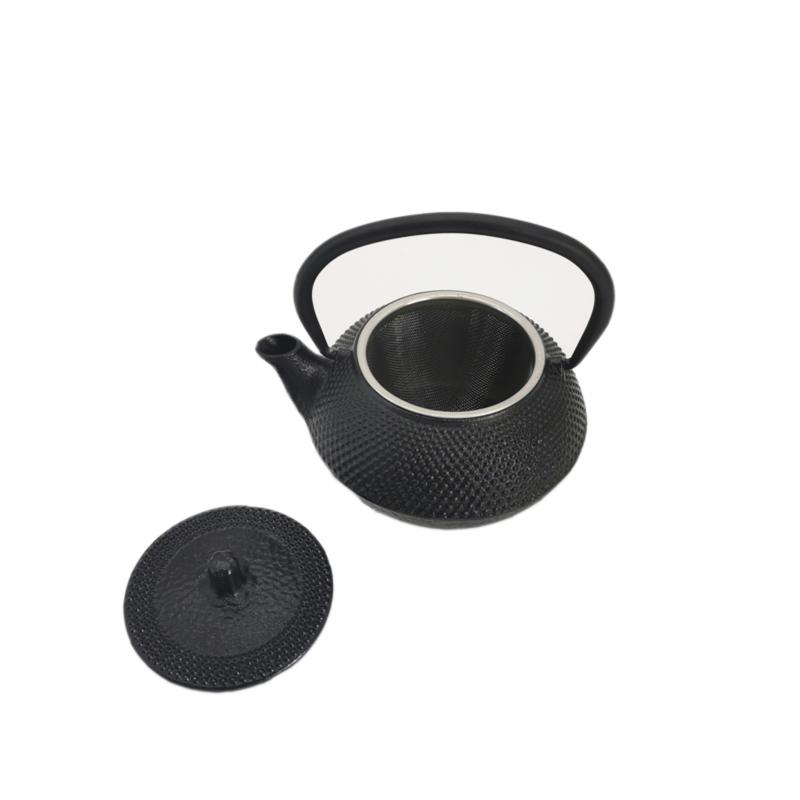 

Чайник из чугуна 300 мл, чайник для воды с фильтром из нержавеющей стали, японский тецубин чёрный