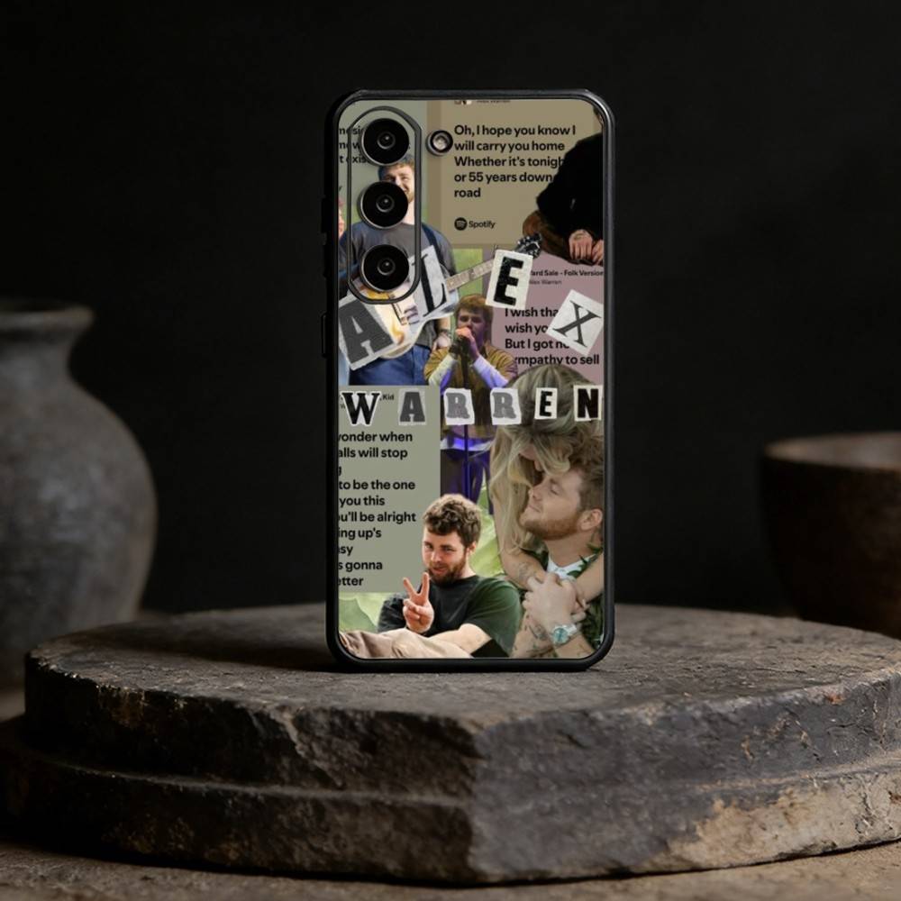 A-Alex W-Warren Singer FUNNY Magnetic Phone Case For Samsung Galaxy A91,80,73,72 ,71,53,52,32 ,31,22,21s,20,Soft Black Case