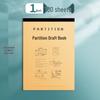 Thickened Sectioned Draft Book for Math: Eye-Friendly Paper for Students of All Levels