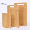 Bambus skjærebrett fortykket dobbeltsidig skjærebrett for kjøtt og grønnsaker kjøkken skjærebrett med vertikal oppbevaring anti-mugg frukt