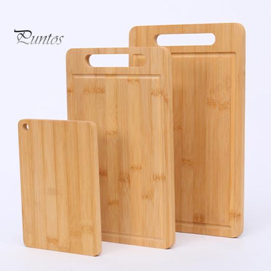 Bamboo Cutting Board Thickened Double-Sided Chopping Board for Meat And Vegetables Kitchen Chopping Panel with Vertical Storage Anti-Mildew Fruit
