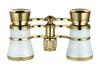 ESCHENBACH Swan Opera Glasses, 3x Magnification, 25 Caliber, Shiny Snow, 4443-1