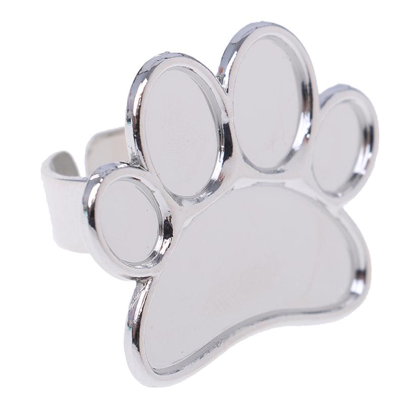 Nail Art Metal Finger Ring Palette Color Painting Pigment Holder Nail Art Tool