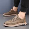 High Quality Brand Men's Sports Leisure Shoes Thick Soled Leather Oxford Shoes Fashionable Men's Workwear Leisure Shoes