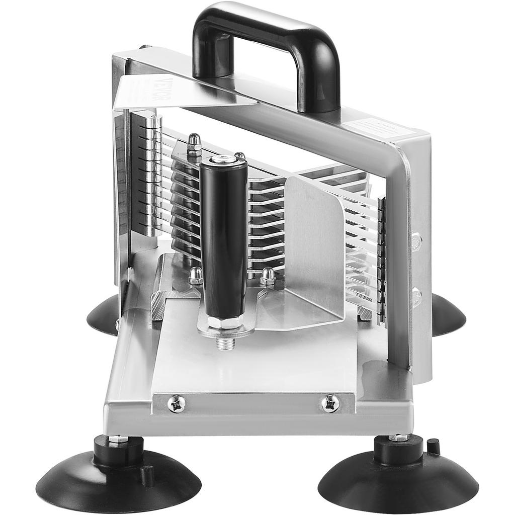 VEVOR Commercial Tomato Slicer, 1/4 Inch Tomato Cutter Slicer, Stainless Steel Heavy Duty Tomato Slicer Machine