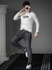 European Style Round Neck Sweater for Men, Trendy Brand Print, 2025 New Autumn and Winter Knitwear, Men's High-End Base Layer Shirt