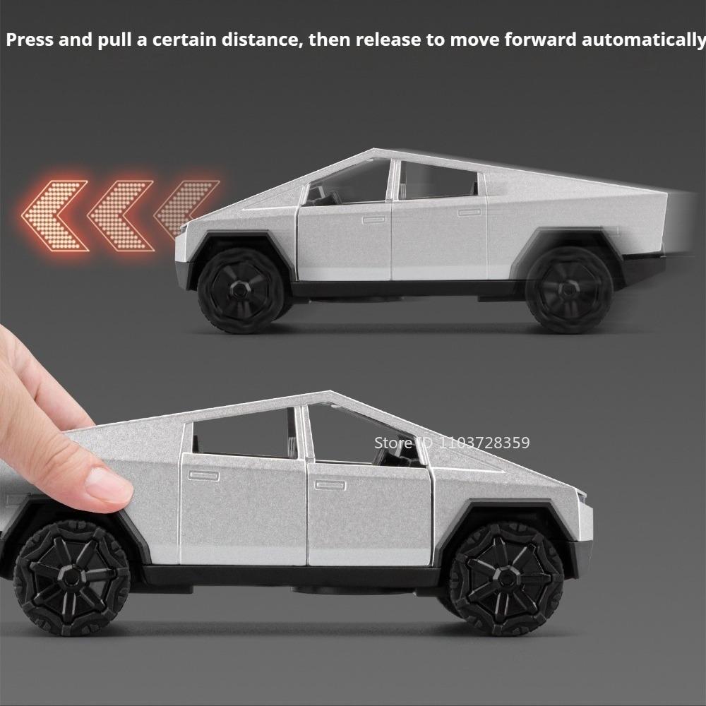 1:36 Miniature Model Pickup Toy Off-Road Cars Alloy Diecast Exquisite Interior Doors Opened Pull Back Home Decoration Vehicles