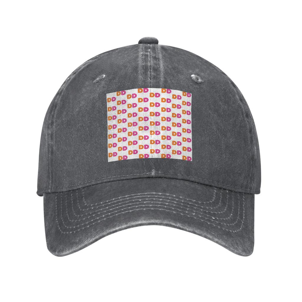 I love dunkin donuts Denim Fabric Cap Casual Baseball Caps Adjustable Hat Summer Unisex Baseball Hats