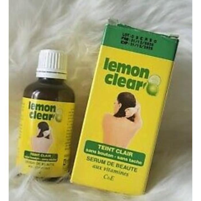 Sérum Anti-tâches - Lemon Clear - 30ML - Éclaircissant - Élimine Taches Brunes - Pour Adultes
