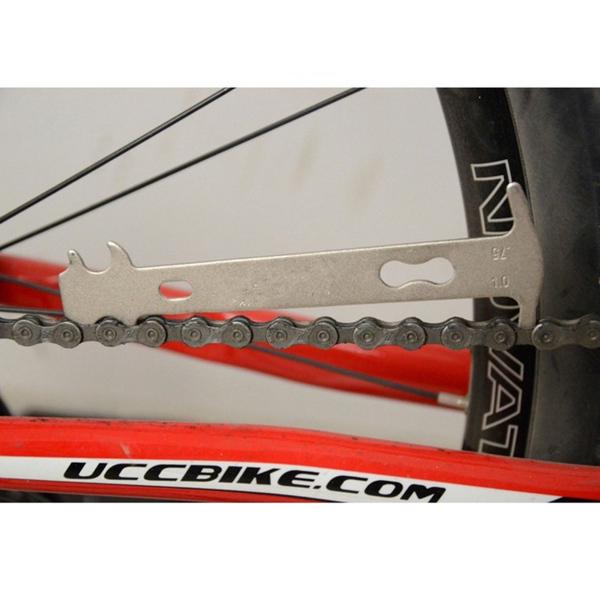 Bike Ruler Chain Wear Measuring Tool Mountain Bicycle Accessories Practical