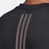 Adidas Round Neck Casual Breathable Moisture-Wicking Short Sleeve T-Shirt Men Tops Black CZ8725