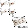 Microfiber Puppy Rectangular Pillow Cover Washed Material Soft Sofa Cushion Cover Comfortable Cartoon Pillow Case Bedroom