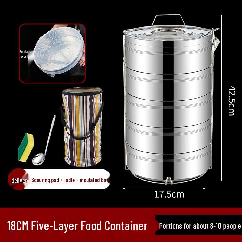

Large Capacity Insulated Stainless Steel Lunch Box