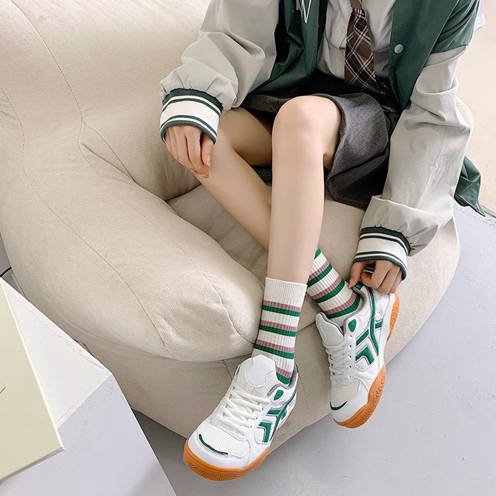 5 Pairs of Women's Lucky Clover Golji Mid-Calf Socks