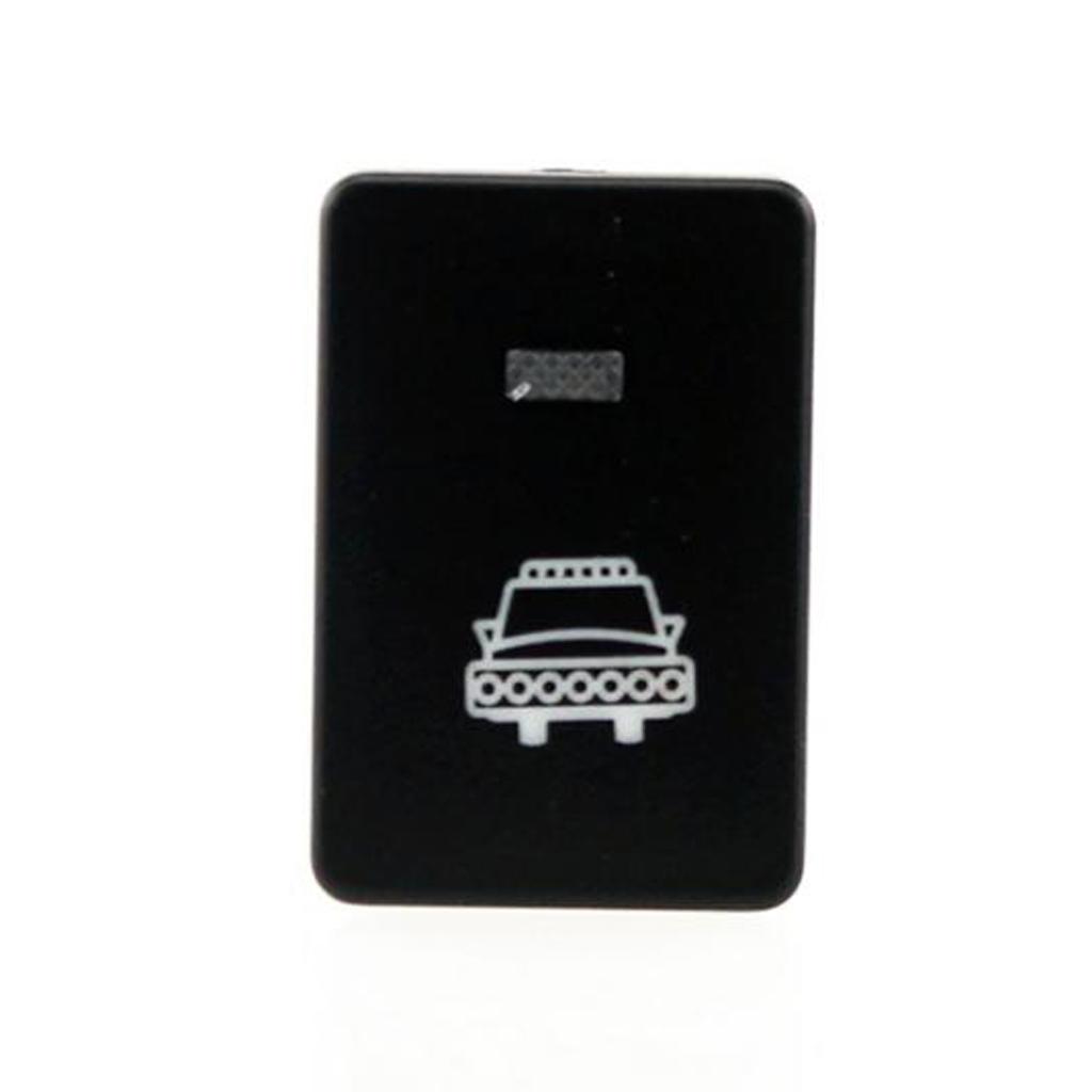 Car 12V Push Button Switch With Headlight Pattern For Camry