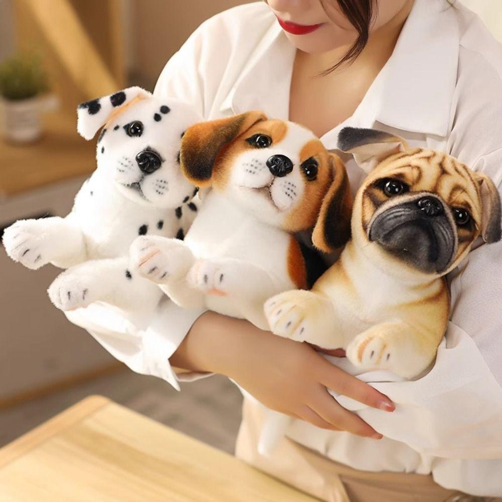 Husky Simulation Dog Plush Toy Soft Puppy Doll Cute Stuffed Animal Toy  Kids Birthday Gift
