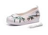Women's Hanfu Embroidered Round Toe Cloth Shoes for Spring/Autumn - Ancient Style Dance & Stage Play Footwear