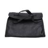 Hanging Roll Up Makeup Bag Water Proof PU Leather Travel Toiletry Bag for Flights Road Trips Black Detachable 4 In 1
