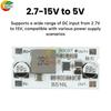 DC-DC High-Power Boost Module 2.7-15V To 5V/9V/12V 12A Aluminum Substrate With Short-Circuit Protection