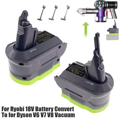 Adaptador Convertidor para Ryobi 18V A para Aspiradora Dyson V6/V7/V8