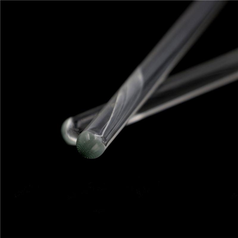 2Pcs Lab Use Stir Glass Stirring Rod Laboratory Tool 6*200Mm