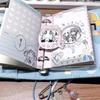 M5 5 Holes Pink Blue Love Cowboy Loose leaf Ledger High Beauty Portable Pocket Notebook