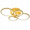 Ceiling Lamp Hanging Chandelier Led Gold + Remote Control
