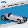 WELLY 1:24 Mercedes-Benz W125 1937 Alloy Car Diecasts & Toy Vehicles Car Model Miniature Scale Model Car For Children