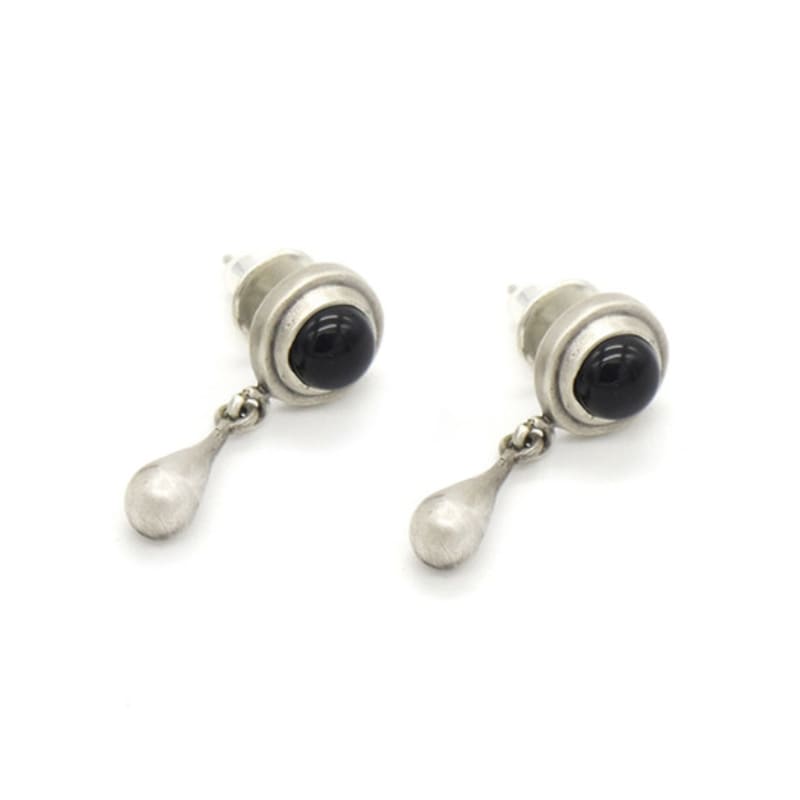 ODDCOLLET Tears earring (onyx)