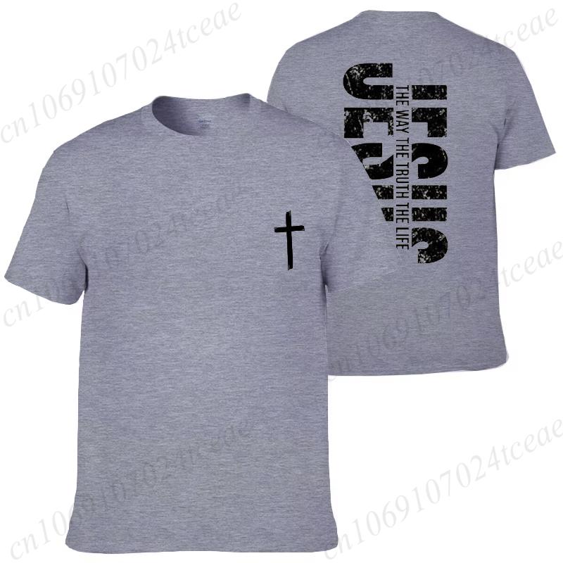 

Fashion Christian Jesus T-shirt for Men Women Clothes Religious Tops Harajuku Streetwear Hip Hop Street Oversized Tee Clothing 5XL різнокольоровий