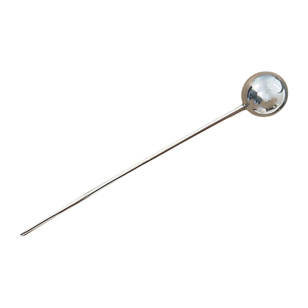 Geometrische Kugel-Haarnadel aus Metalllegierung 14cm Galvanisierte Haarstäbchen für Damen Tägliche Nutzung Hochzeitsfeier Haarschmuck
